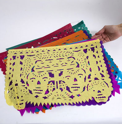 Day of the Dead papel picado Garland