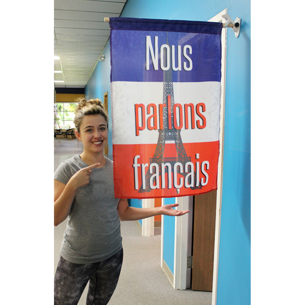 French Holiday Banners Set of 5