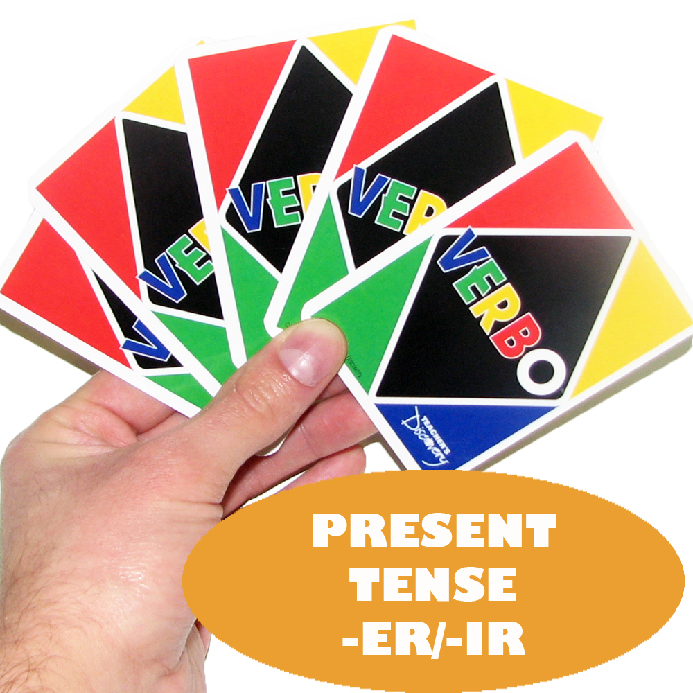 Verbo™ Spanish Card Game Present Tense -ER/-IR Verbs