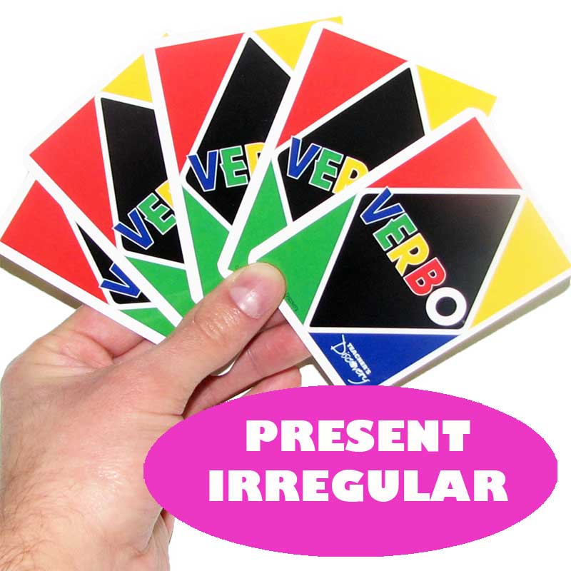 Verbo™ Spanish Card Game Present Tense Irregular Verbs