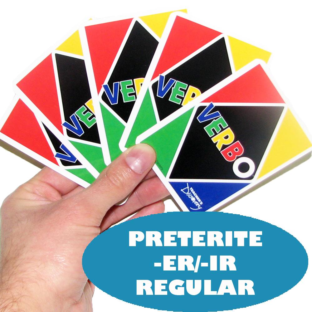 Verbo™ Spanish Card Game Preterite Tense -ER/IR Verbs