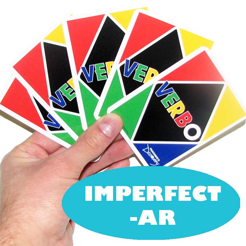 Verbo™ Spanish Card Game Imperfect -AR Verbs