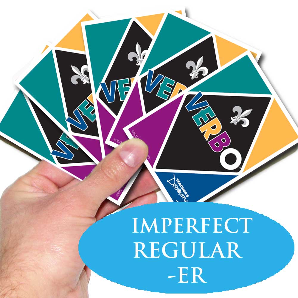 Verbo™ French Card Game Imperfect Tense Regular -ER Verbs