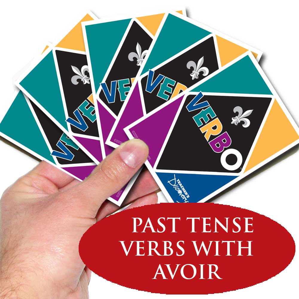 Verbo™ French Card Game Past Tense Verbs with Avoir