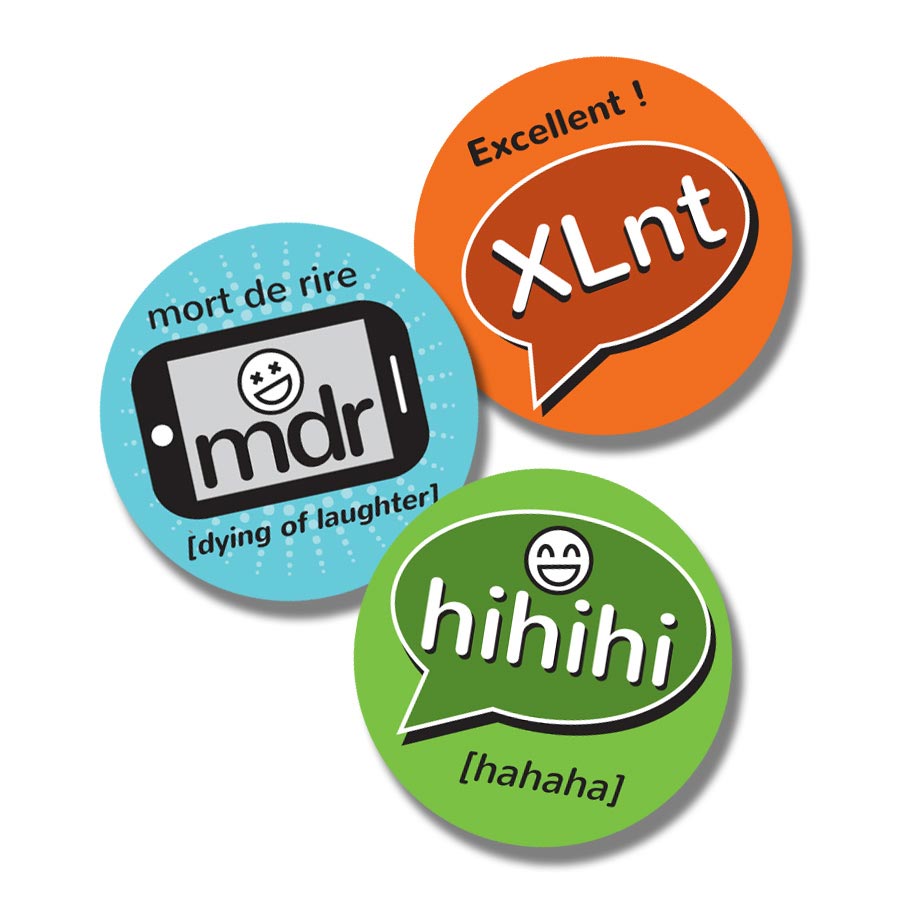 TXT MSG French Stickers