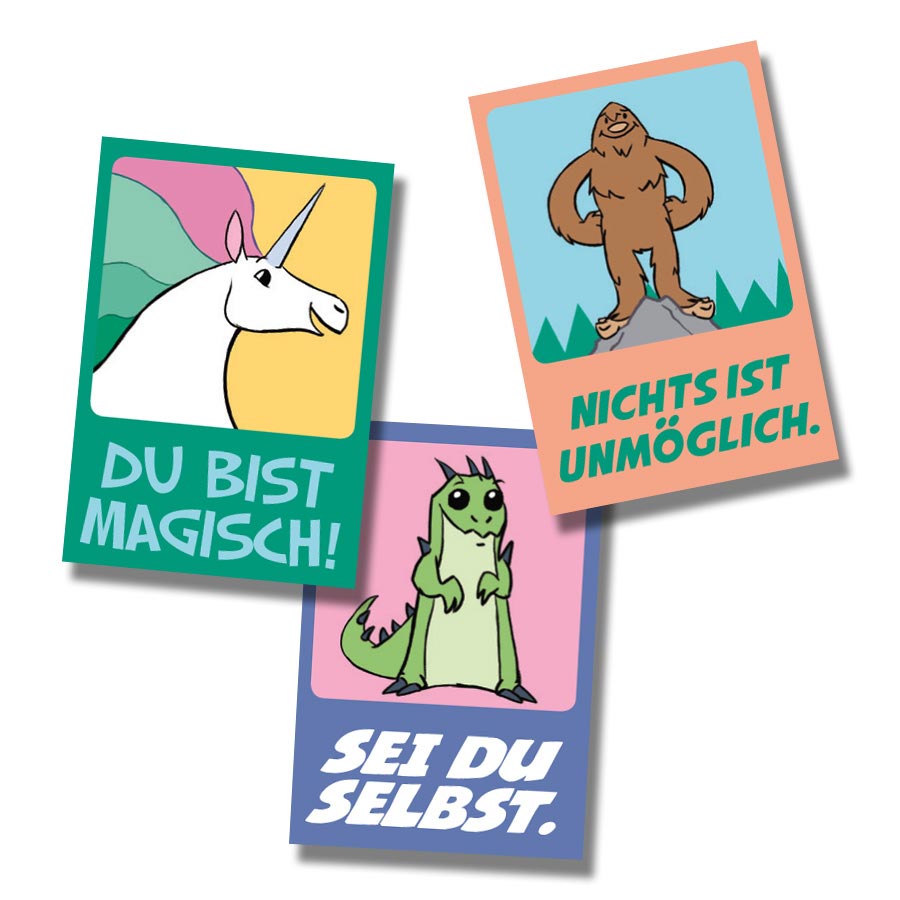 Believe German Stickers