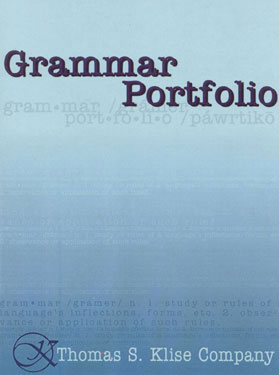 Grammar Portfolio Reproducible Book