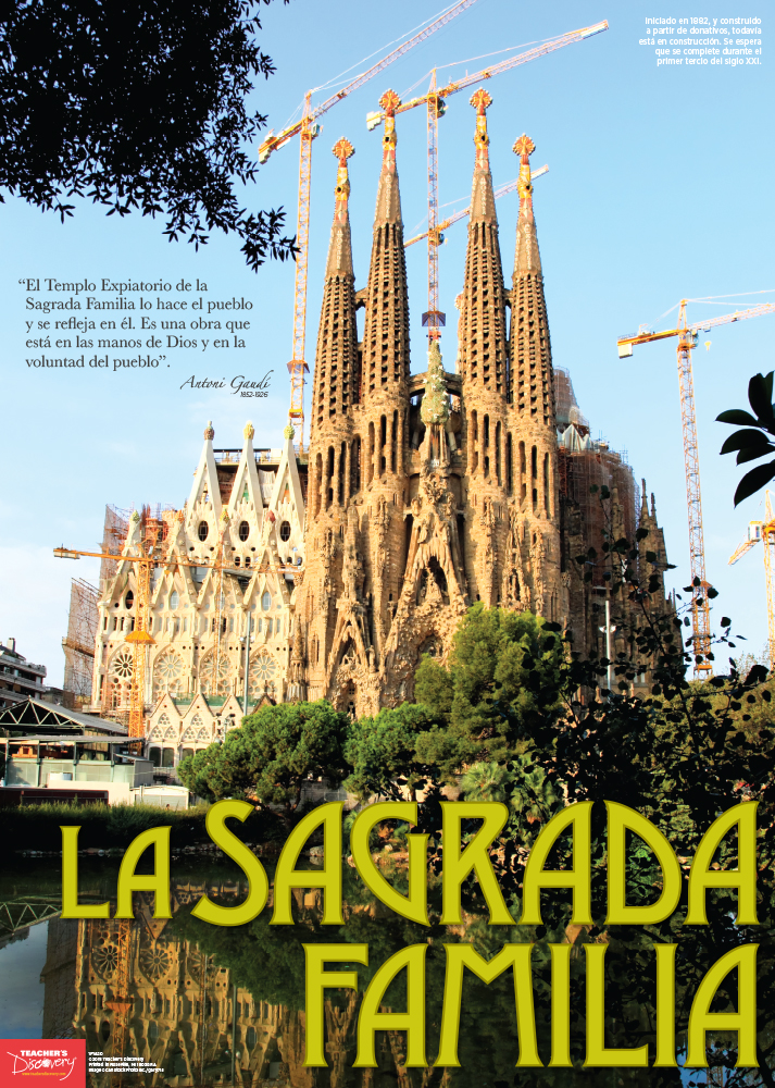 La Sagrada Familia Spanish Travel Poster