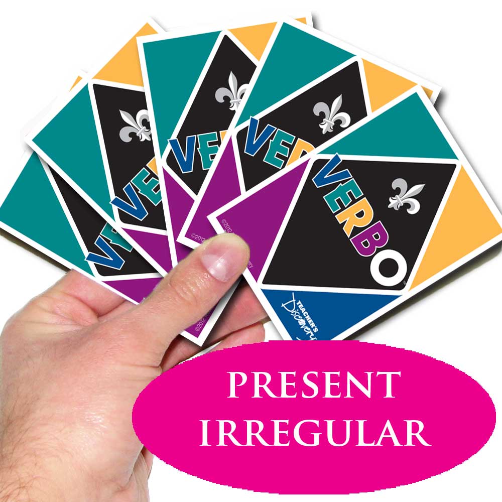 Verbo™ French Card Game Present Tense Irregular Verbs