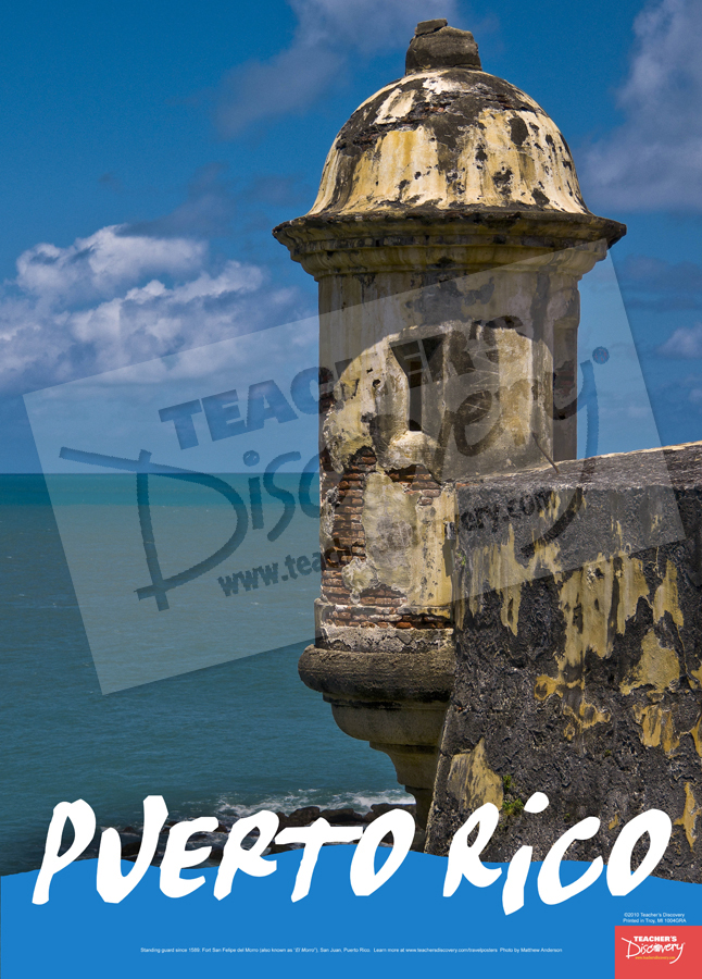 El Morro Puerto Rico Travel Poster