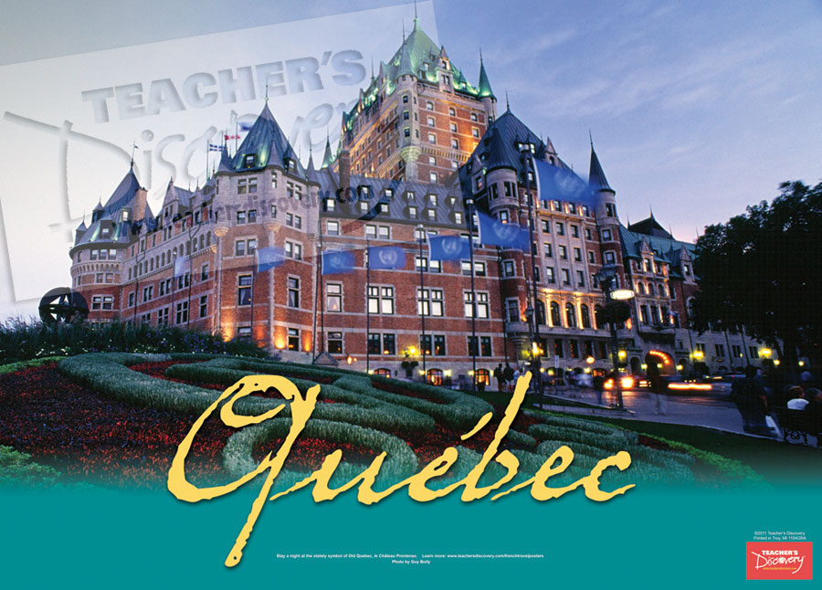 Quebec French Travel Poster