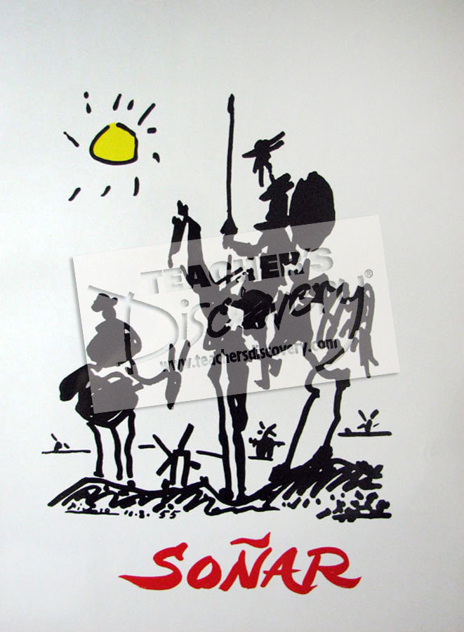 Picasso's Don Quixote Poster