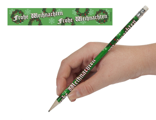 German Christmas Enhanced® Pencils