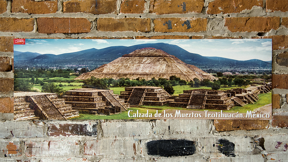 Teotihuacán México Panoramic Poster