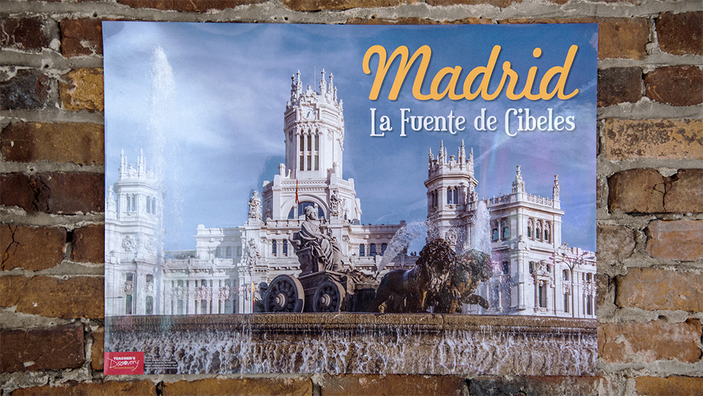 Madrid Spanish Travel Poster
