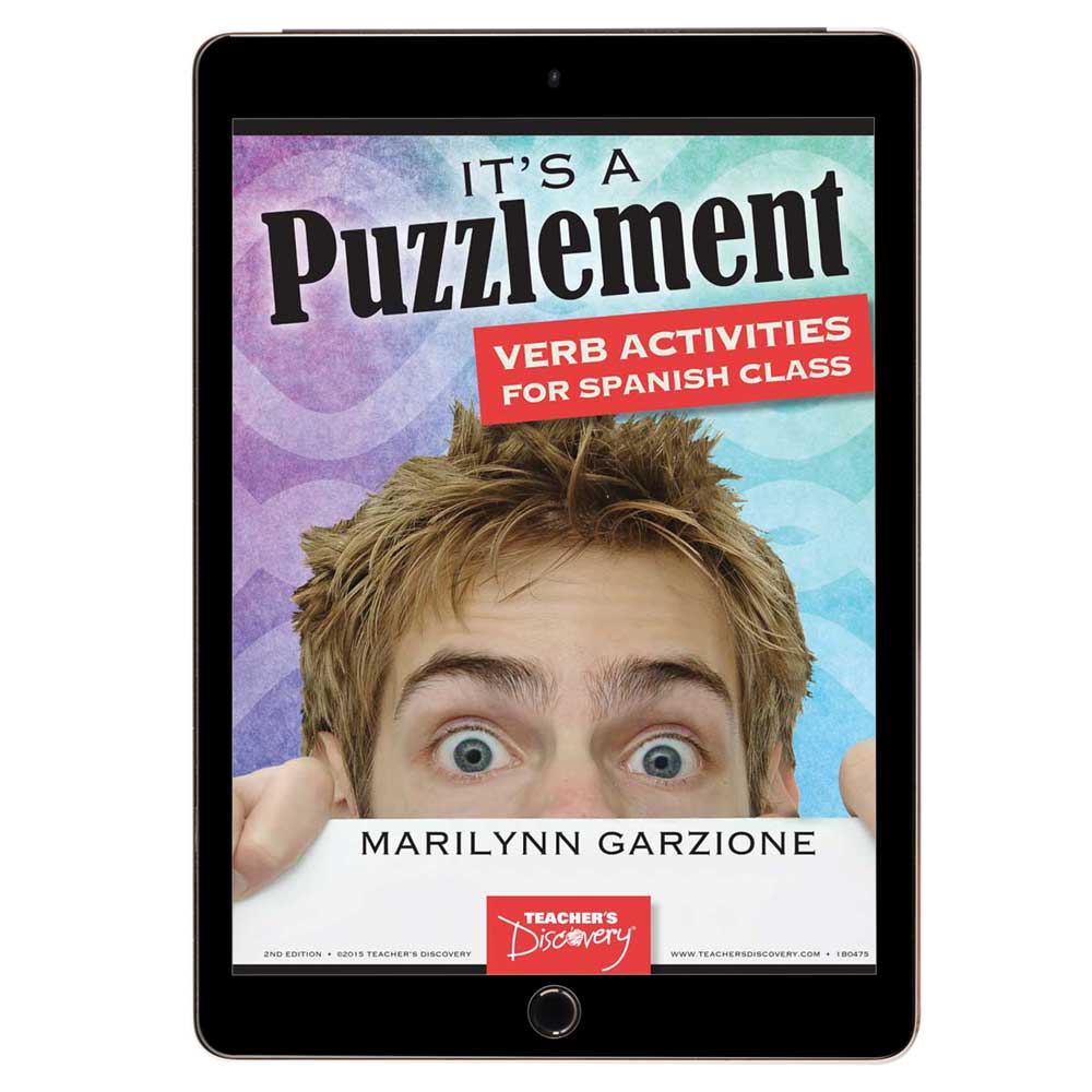 It's a Puzzlement Verb Activities for Spanish Class Download