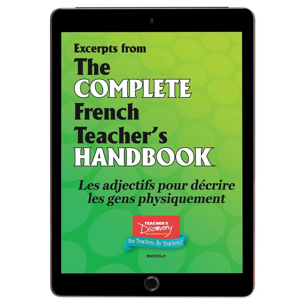 Les adjectifs pour decrire les gens physiquement - French - Book Excerpt Download