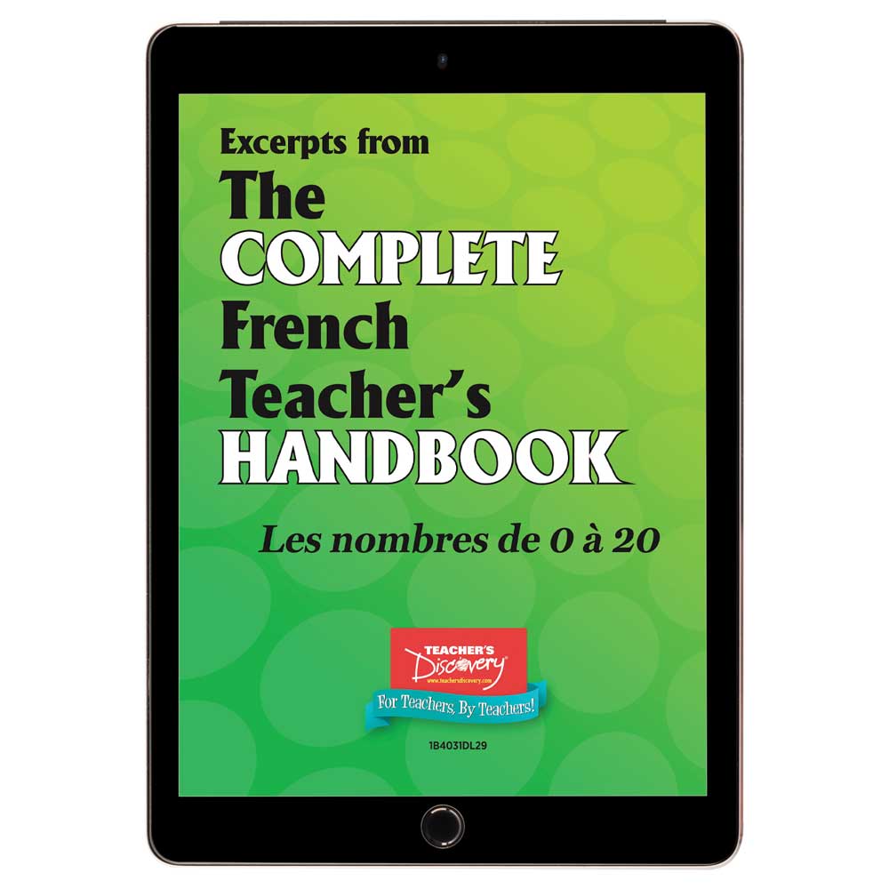 Les nombres de  0 à 20 - French - Book Excerpt Download