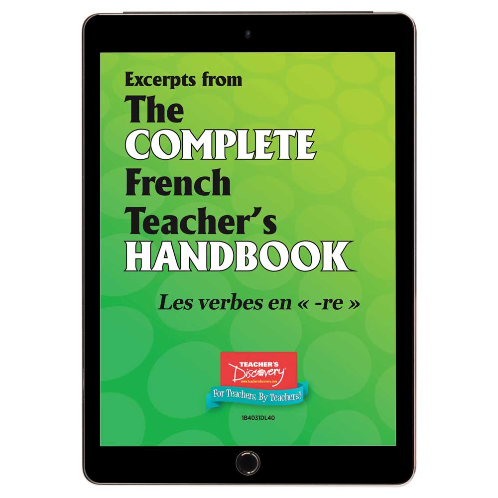 Les verbes en -re - French - Book Excerpt Download