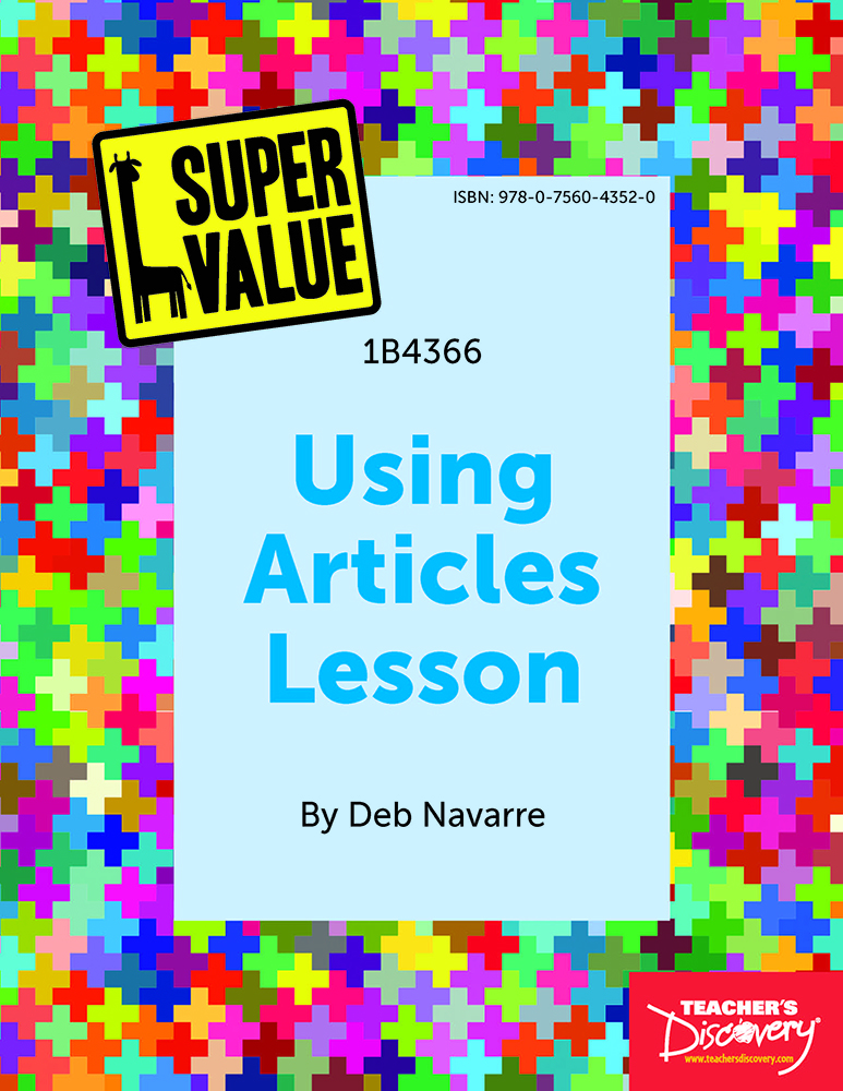 Super Value Using Articles Lesson Spanish