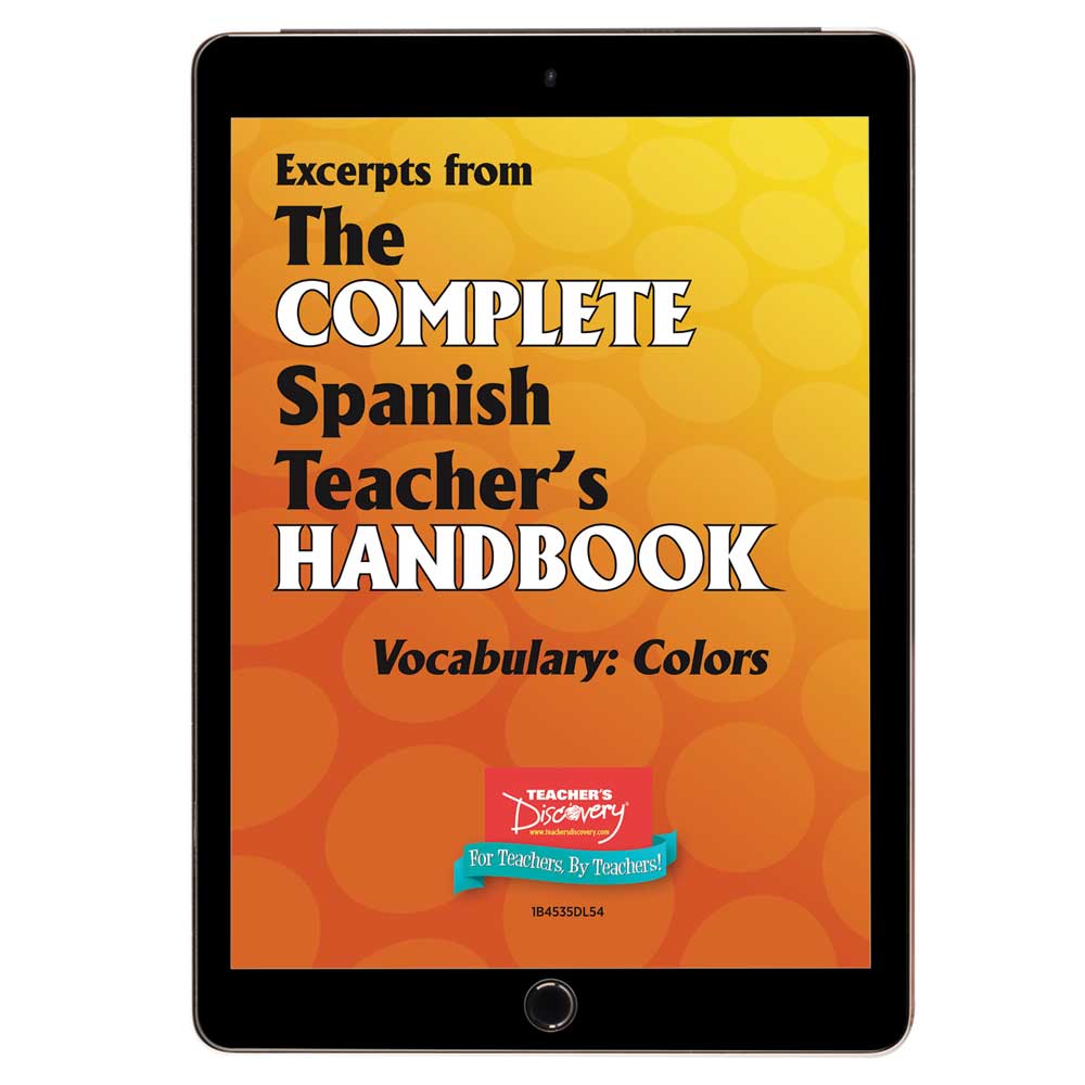 Vocabulary: Colors - Spanish - Book Excerpt Download