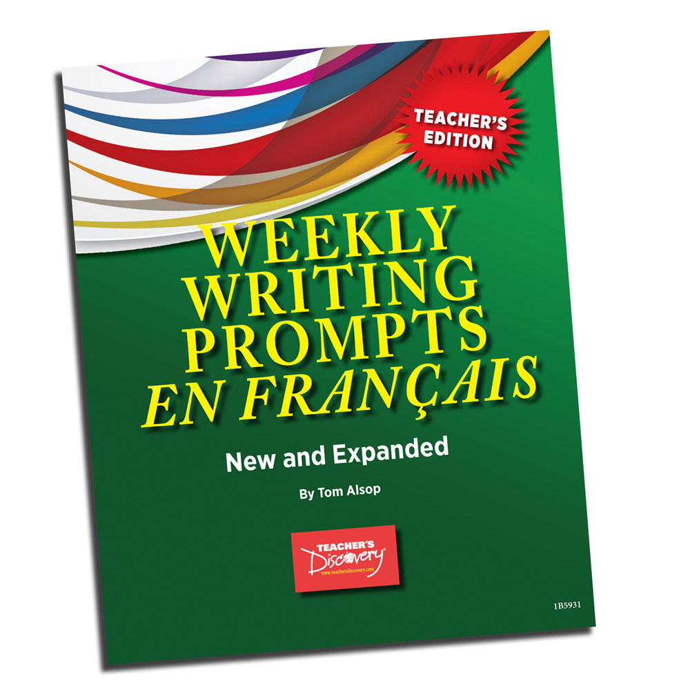 Weekly Writing Prompts en français Level 1 Book