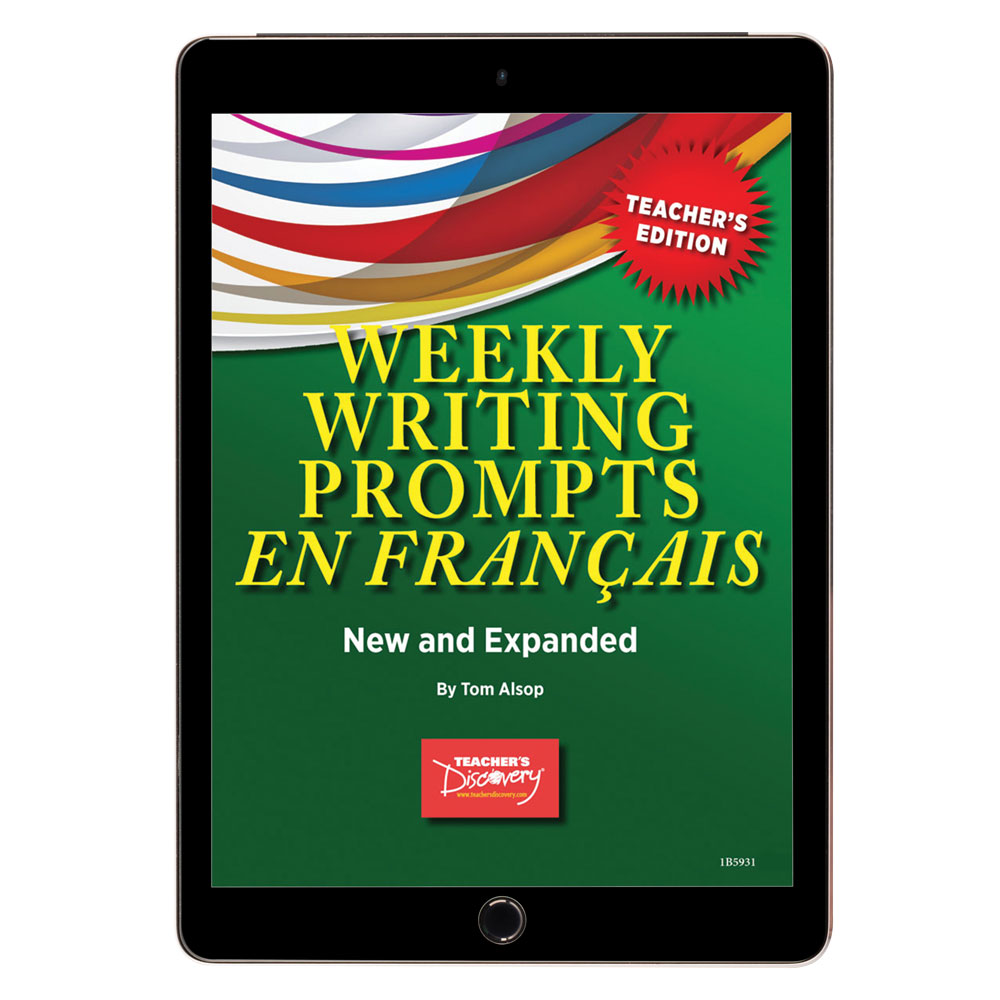 Weekly Writing Prompts en français Level 1 Book - Weekly Writing Prompts en français Level 1 Print Book
