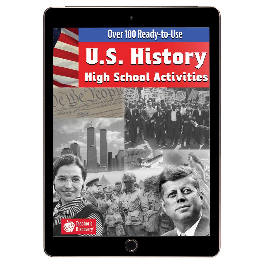 U.S. History High School Activities Book - Hybrid Learning Resource
