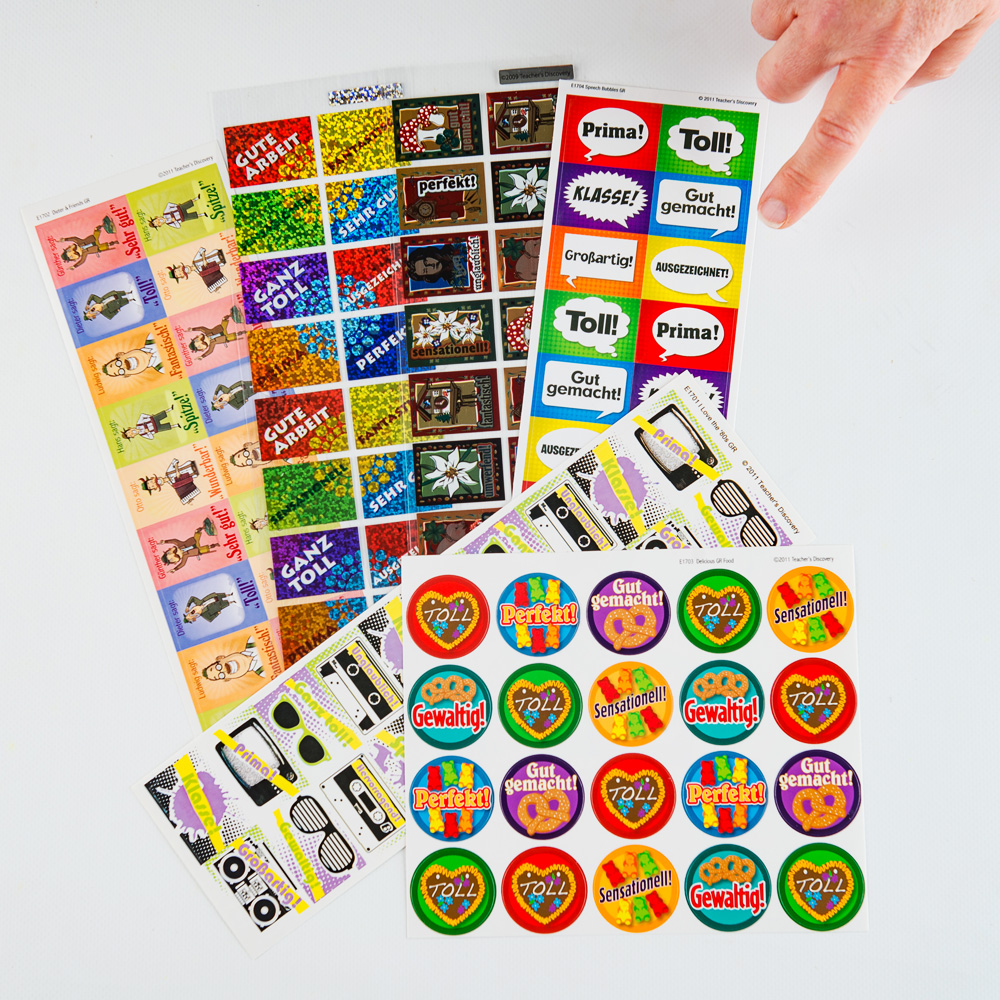 Sampler German Sticker Pack (420)