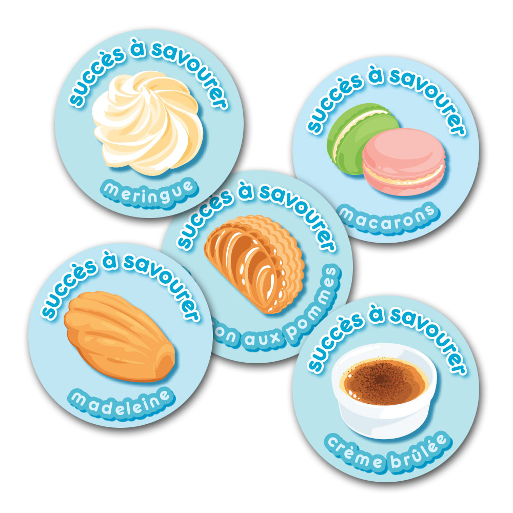 Sweet Success French Stickers