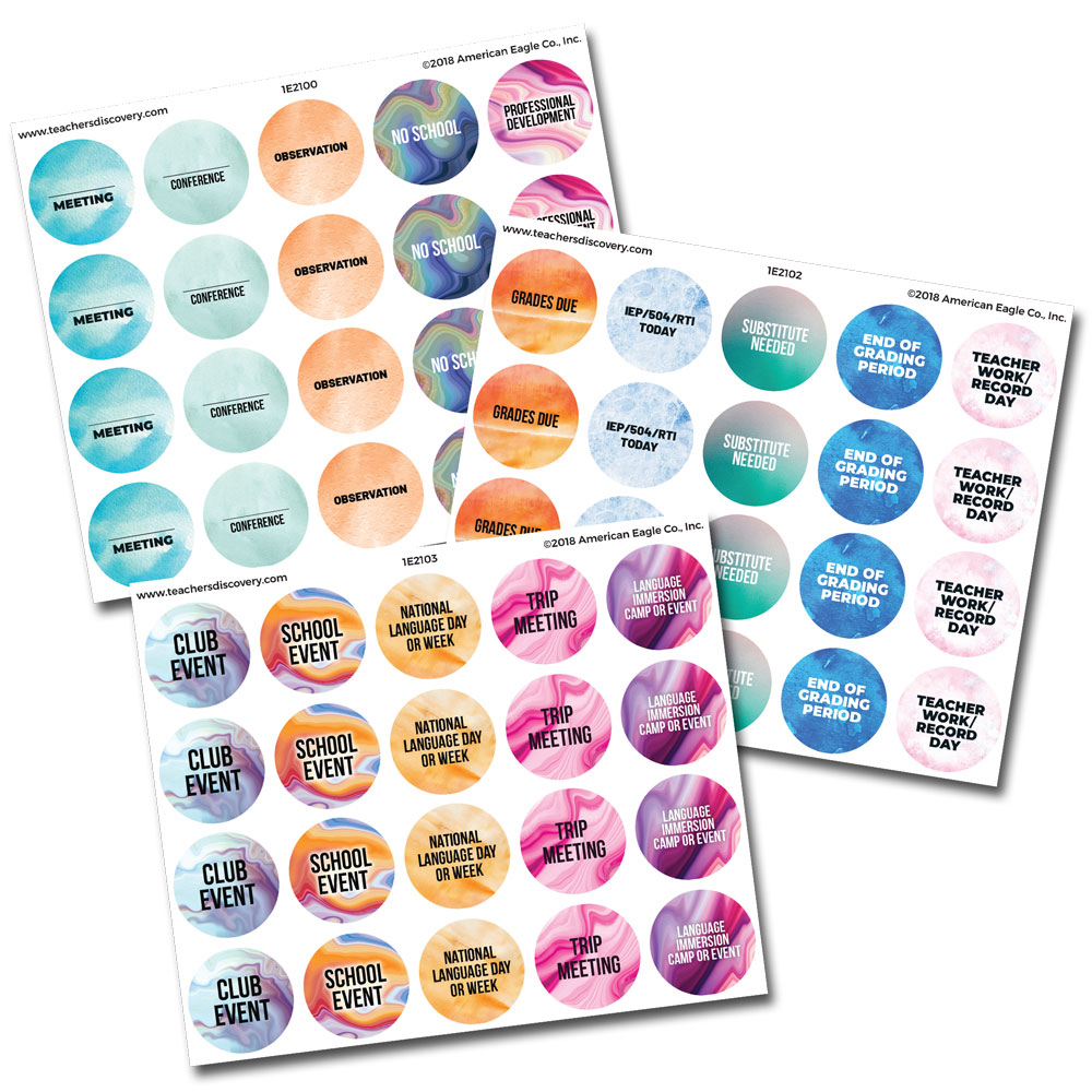 Planner Sticker Pack (18 Sheets)