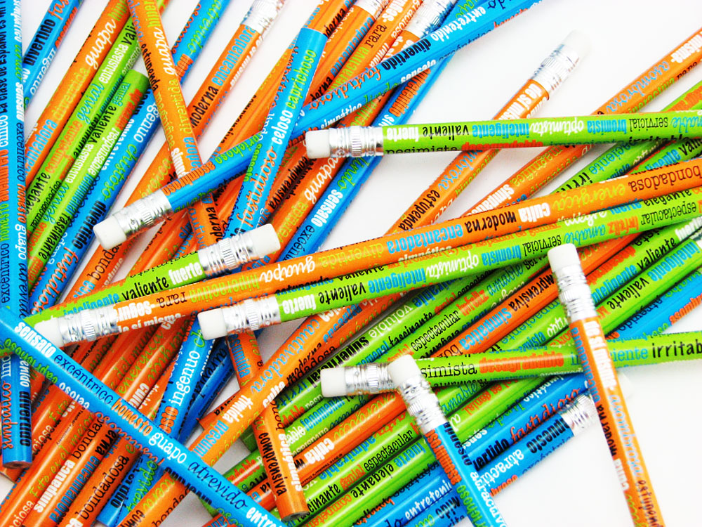 Adjectives Spanish Enhanced® Pencils