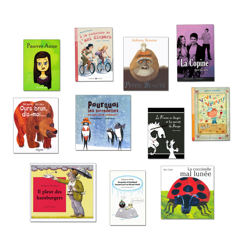 French Starter Library Set of 11 Story Books
