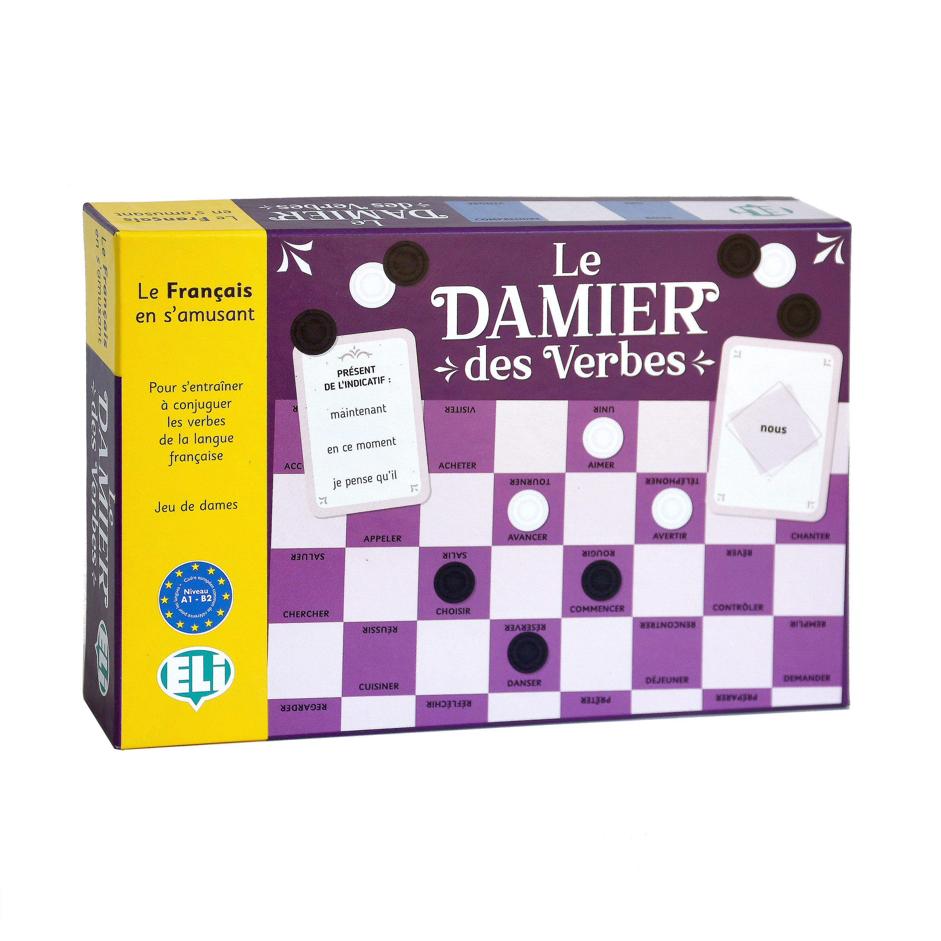 Le damier des verbes French Game
