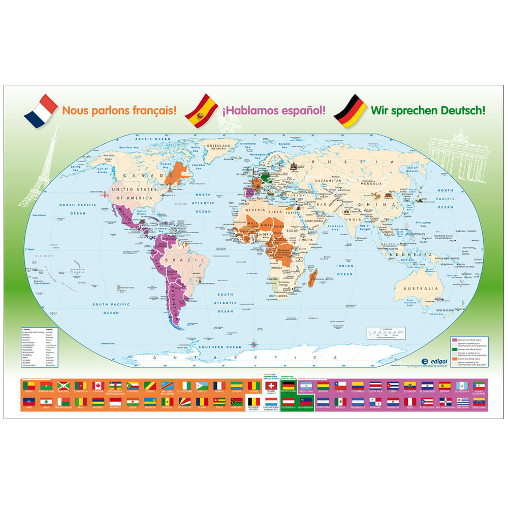 Language Distribution Map