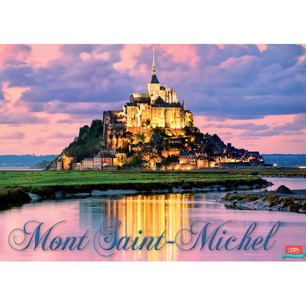 Mont Saint-Michel French Travel Poster