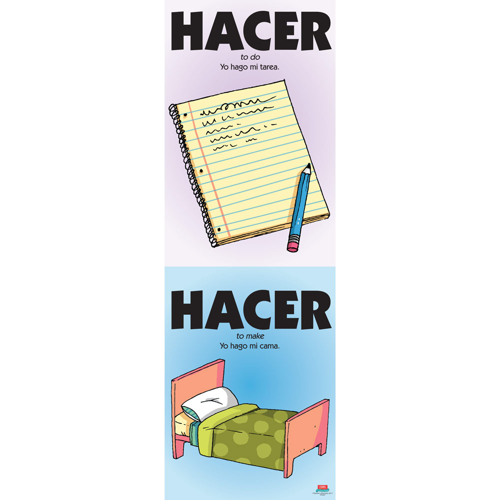 Vexing Verbs Hacer Spanish Poster