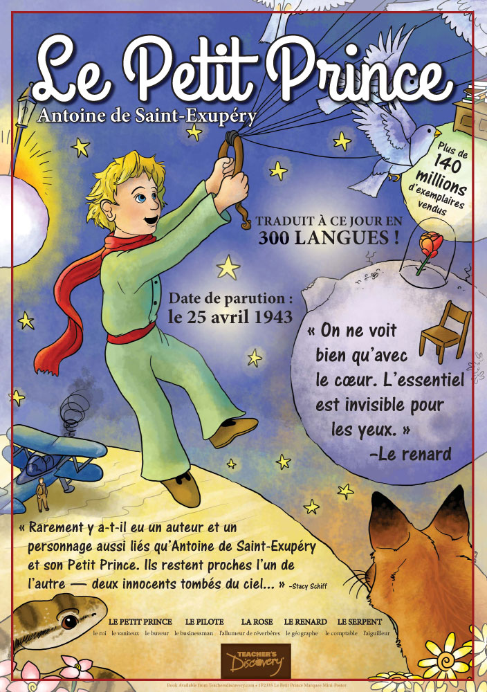 Le Petit Prince Marquee French Poster