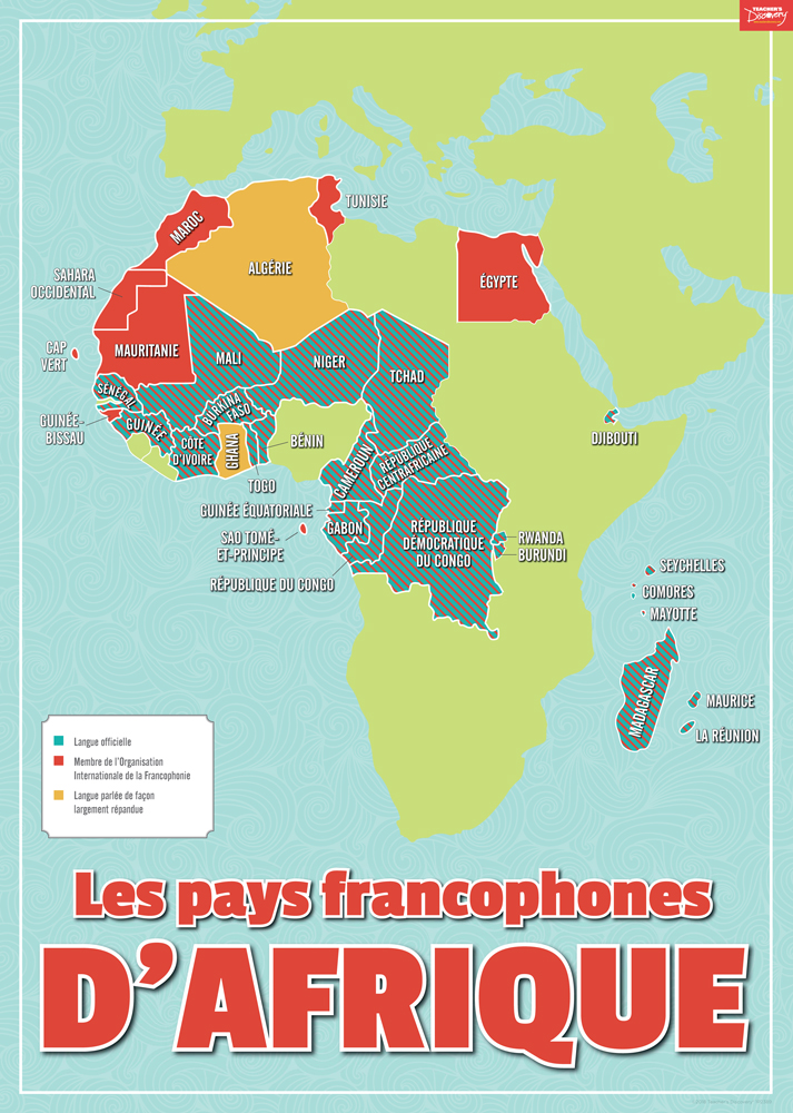 French-Speaking Africa Poster