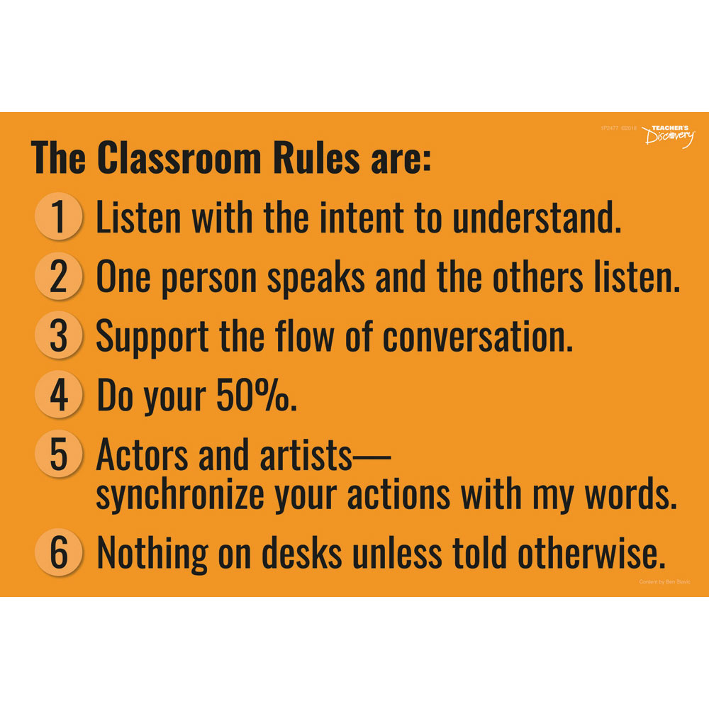 Ben's Classroom Rules Sign