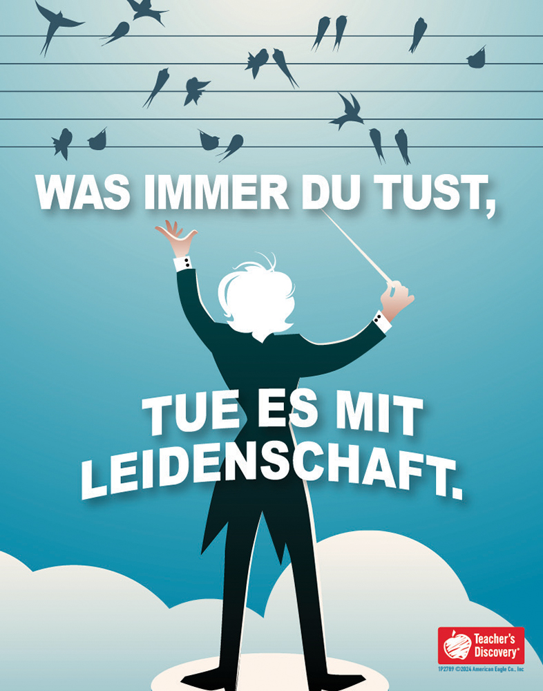 Do It with Passion Super Value German Poster