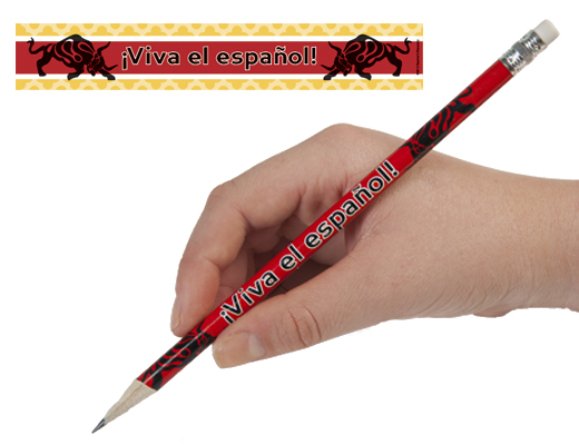 Don't Touch My Pencil Spanish Enhanced® Pencils - Two Dozen