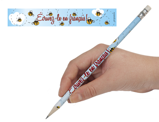 Write it in French Enhanced® Pencils - Two Dozen