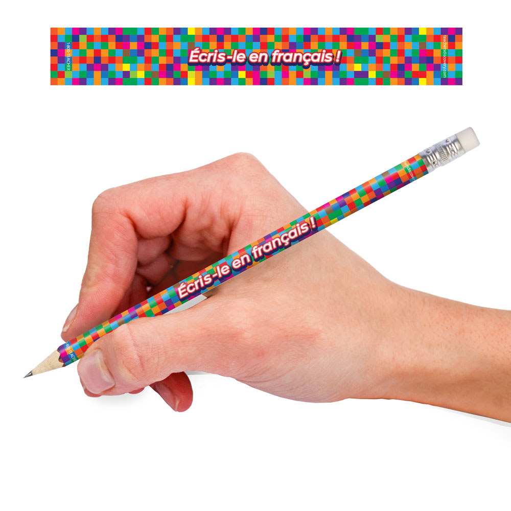 Write It in French! Enhanced® Pencils (Two Dozen) 