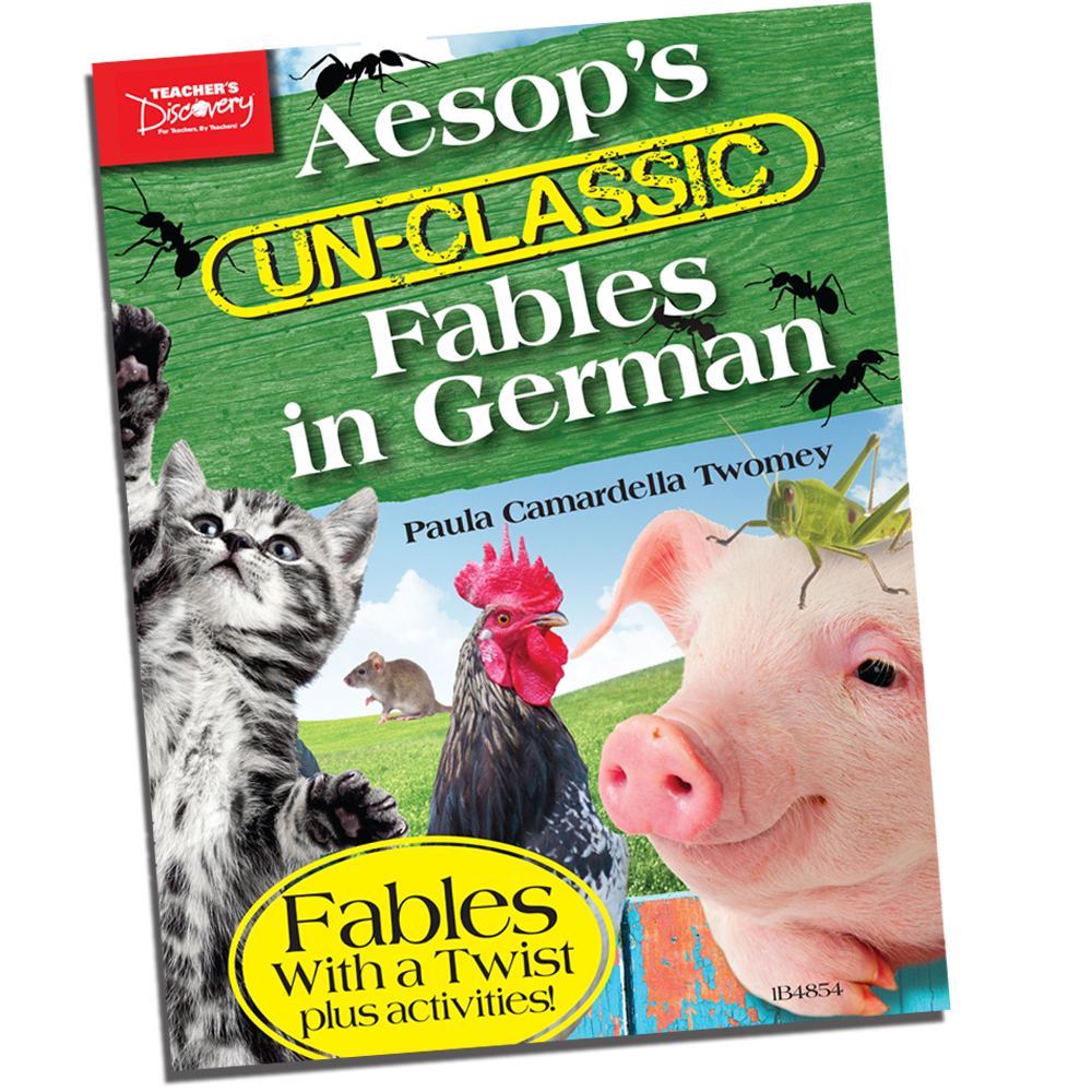 Aesop's Un-Classic Fables in German Present Tense Book 