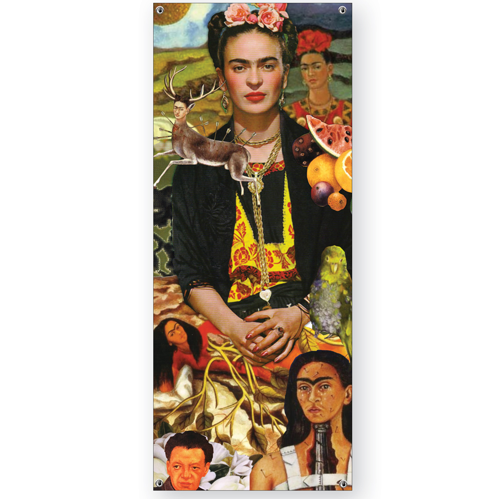 Frida Kahlo Vinyl Banner 