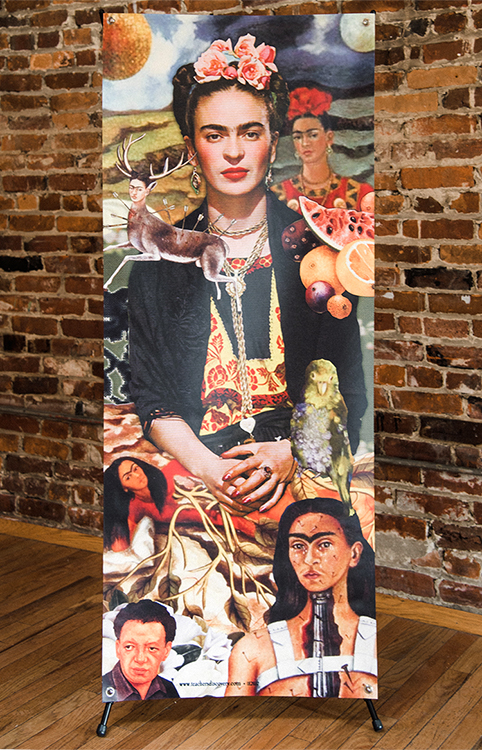 Frida Kahlo Stand-up (Vinyl Banner with X-Stand)