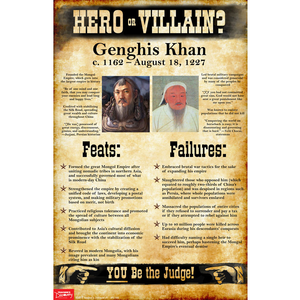 Genghis Khan: Hero or Villain? Mini-Poster