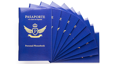 Passport to Spanish Class Personal Phrasebook - Set of 10
