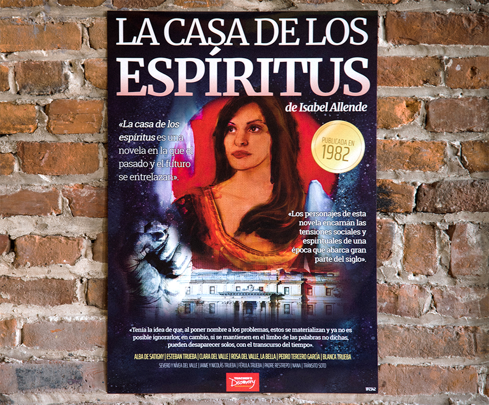 La casa de los espirítus Marquee Spanish Poster